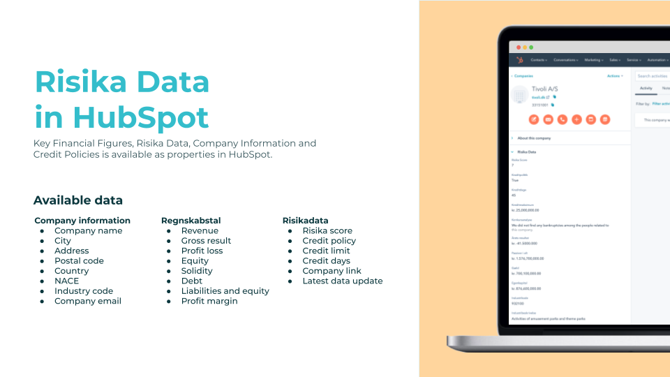 Only data that brings value to your business